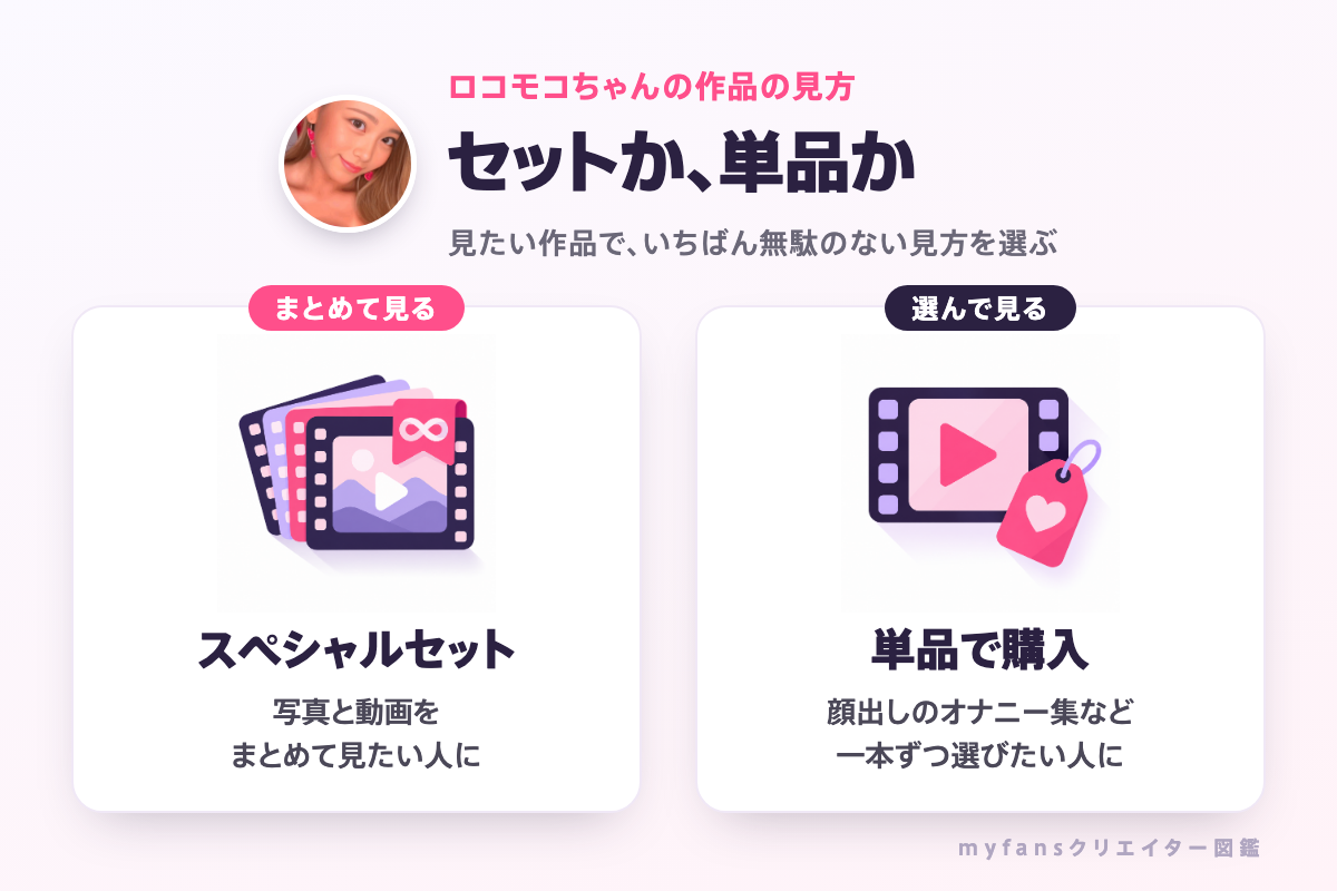 ロコモコちゃんの作品の見方