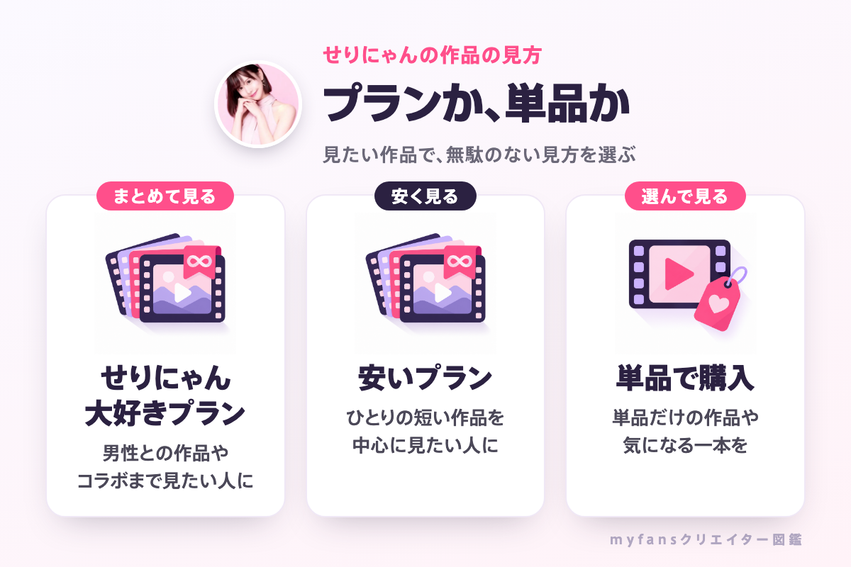 せりにゃんの作品の見方